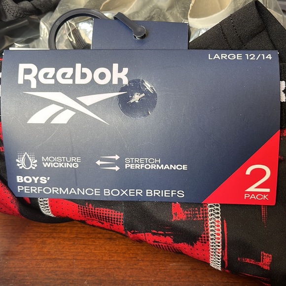 X2 Reebok 2pk performance boxer briefs Large (12-14) - Picture 4 of 5